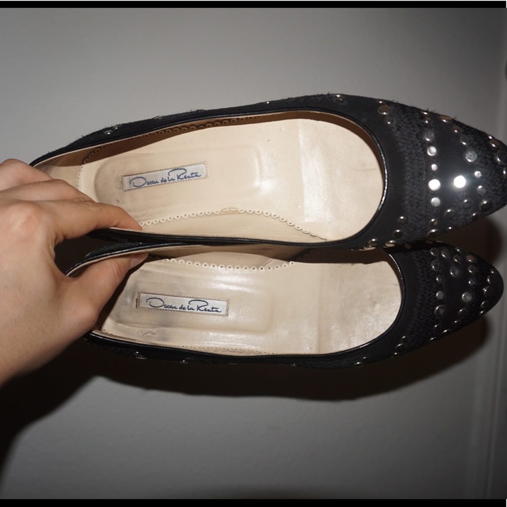 Oscar de la renta flats